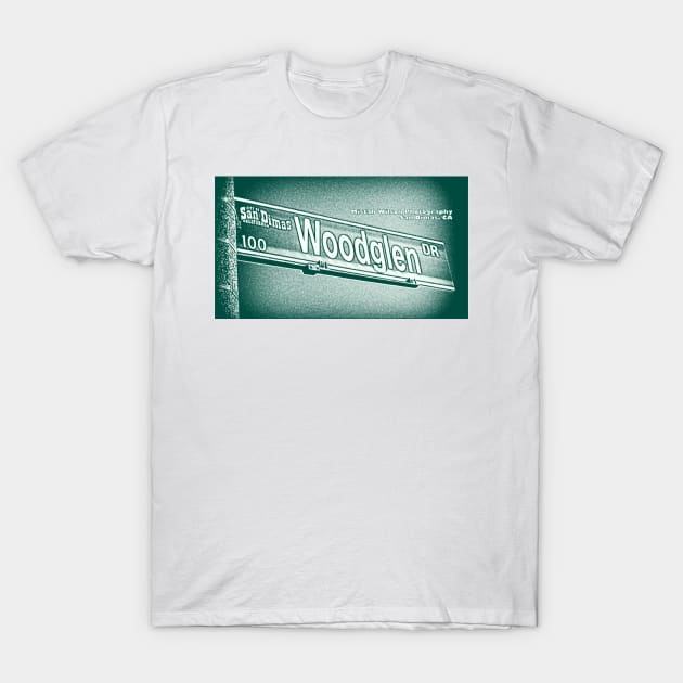 Woodglen Drive, San Dimas, California by Mistah Wilson T-Shirt by MistahWilson